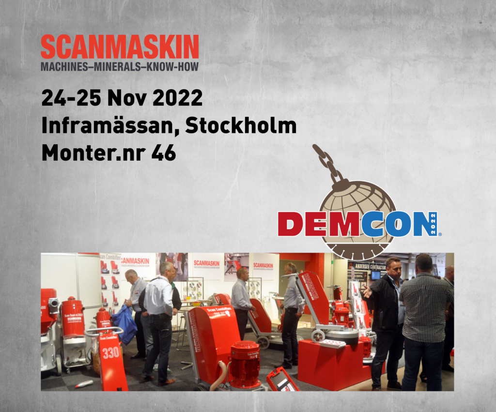 Scanmaskin är på Demcon mässa 24-25 nov 2022.